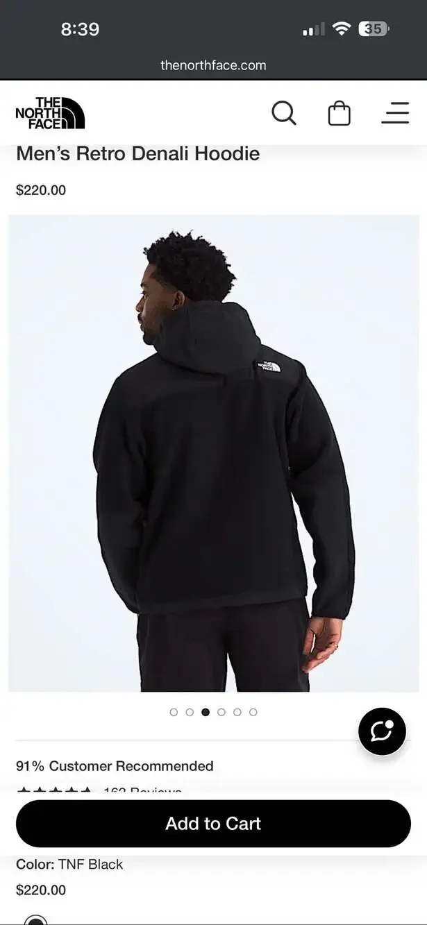 The North Face Men's Retro Denali Hoodie
